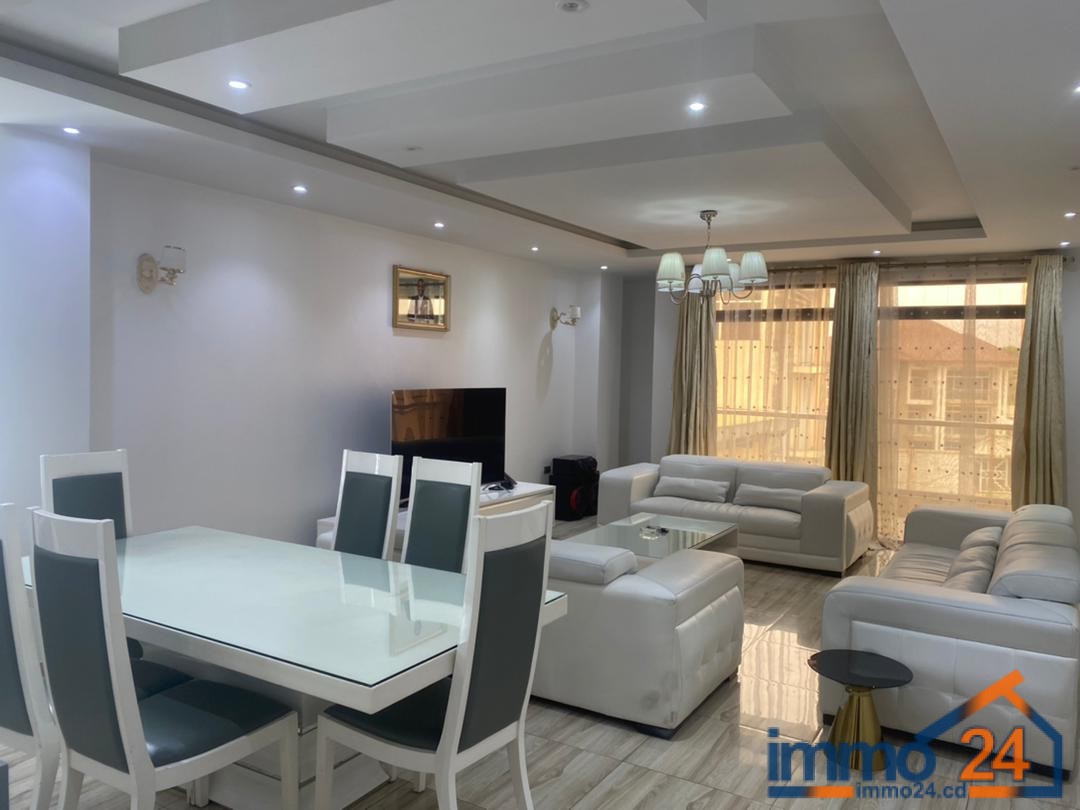 Joli appartement meublé à louer à KinshasaGombe Immo24 la solution